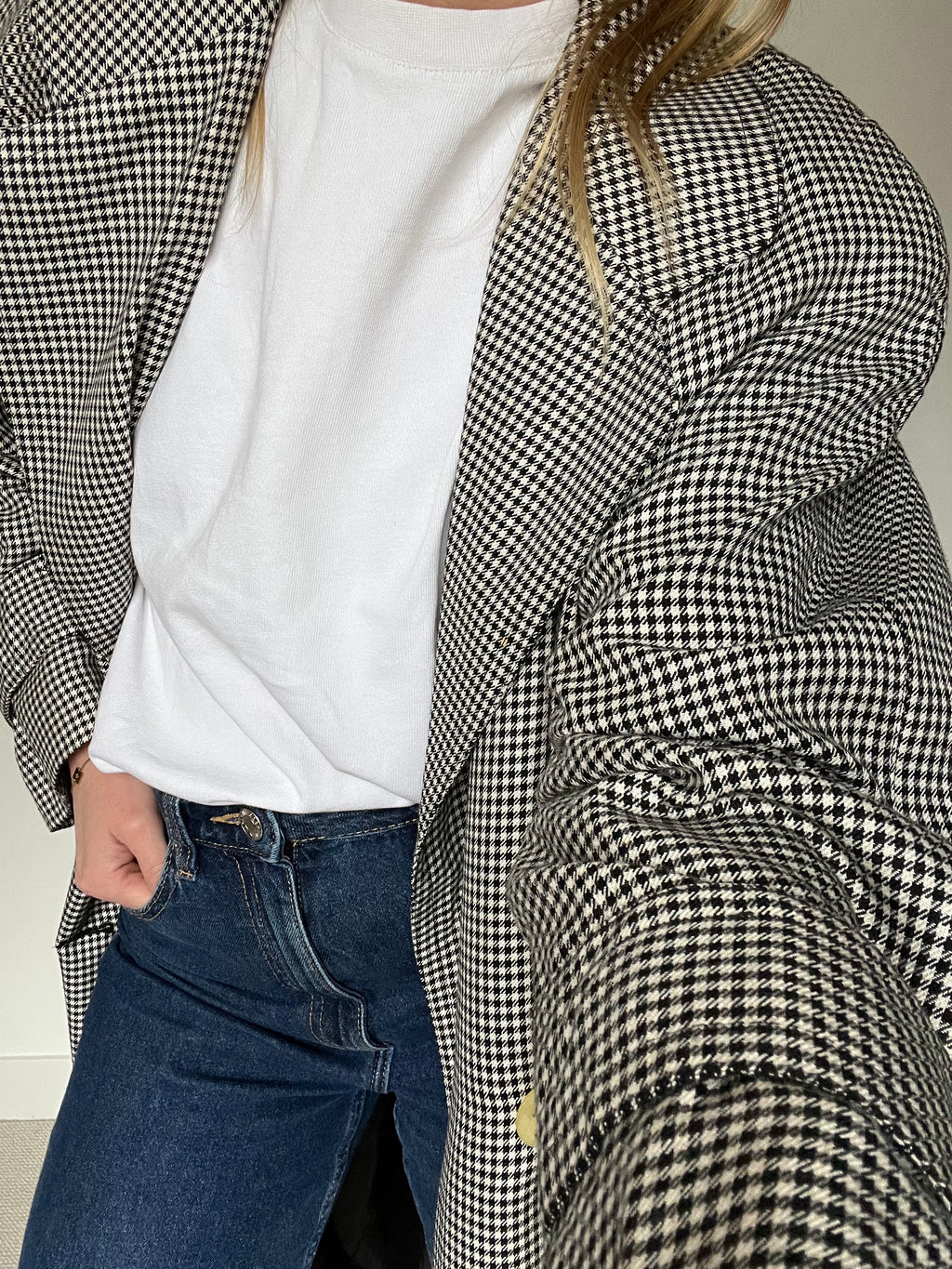 London Fog Trench Coat - pied de poule