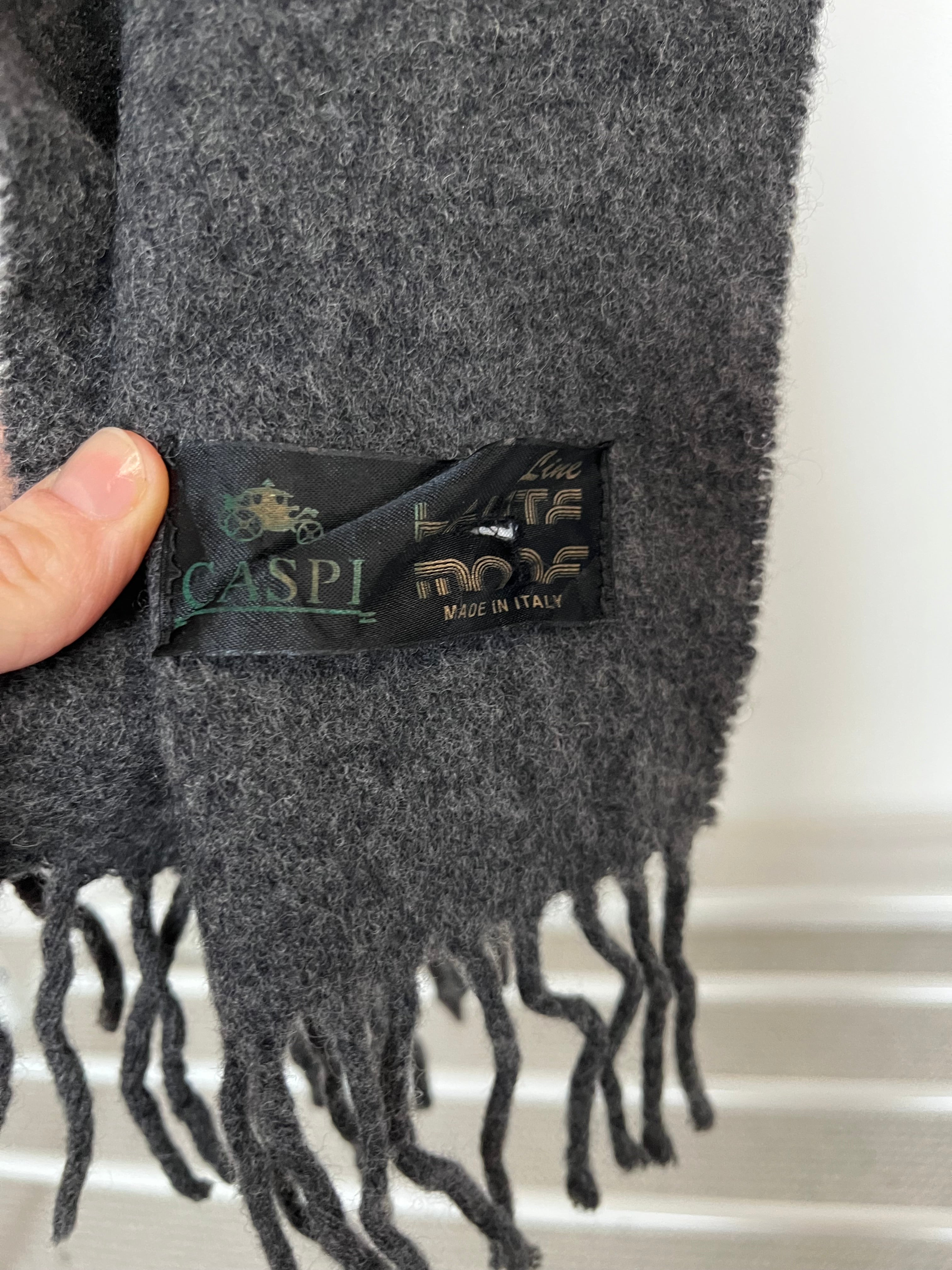 Super soft grey scarf 100% wool