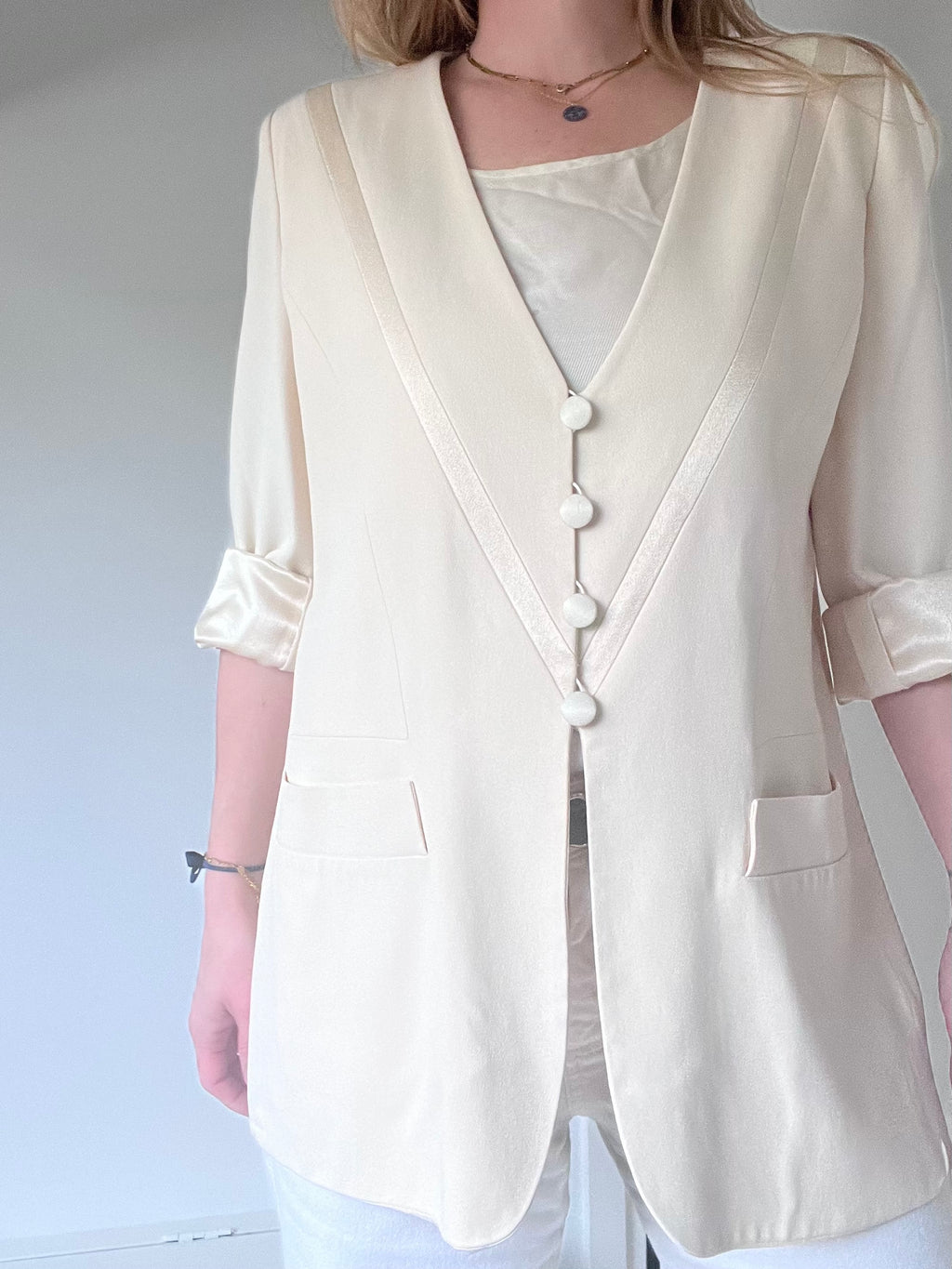 Stunning Sonia Rykiel blazer - ivory