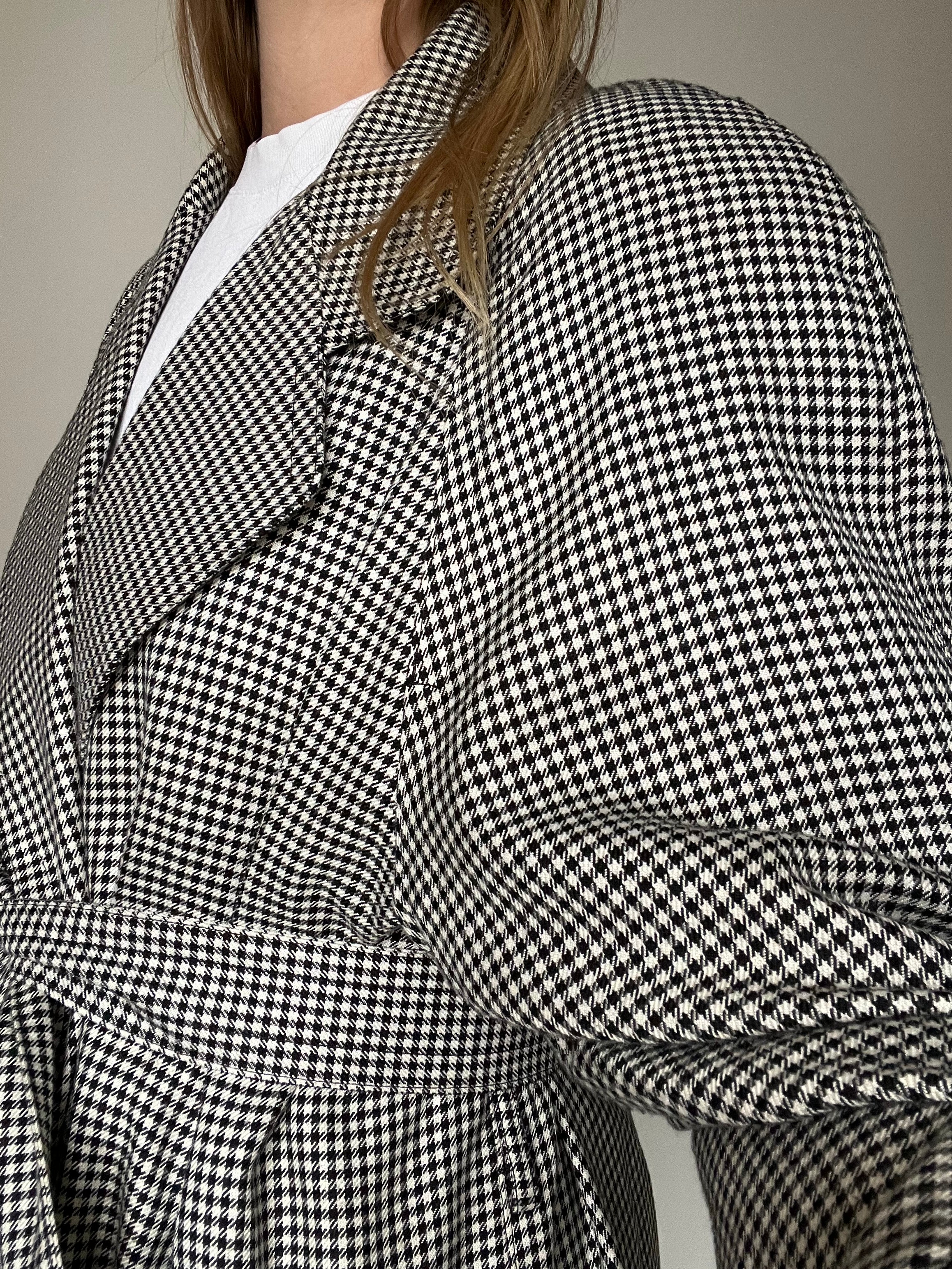 London Fog Trench Coat - pied de poule