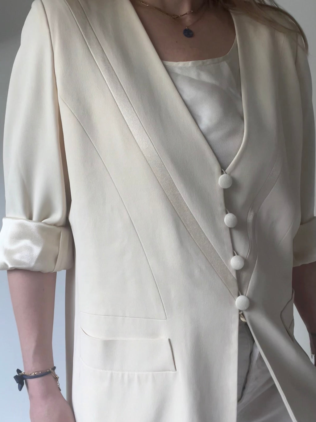 Stunning Sonia Rykiel blazer - ivory