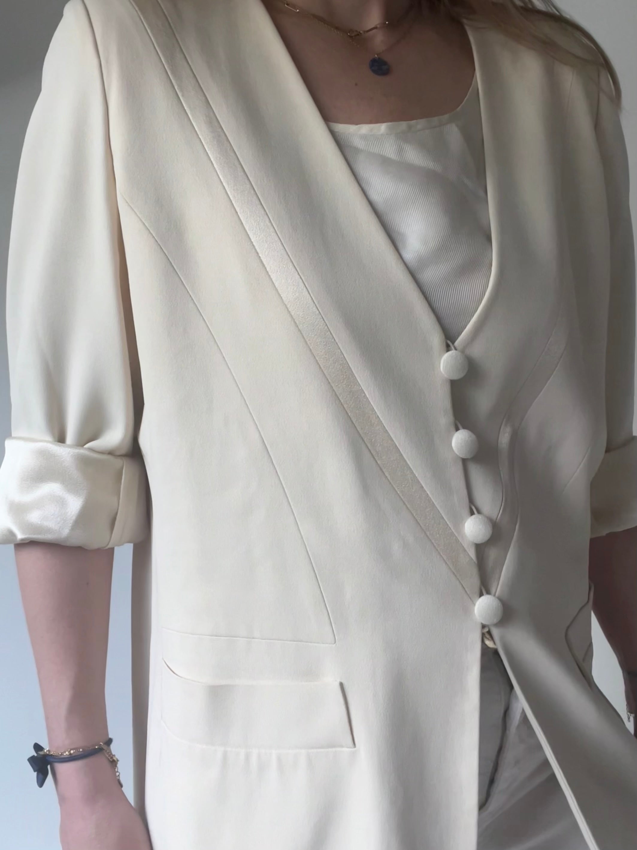 Stunning Sonia Rykiel blazer - ivory