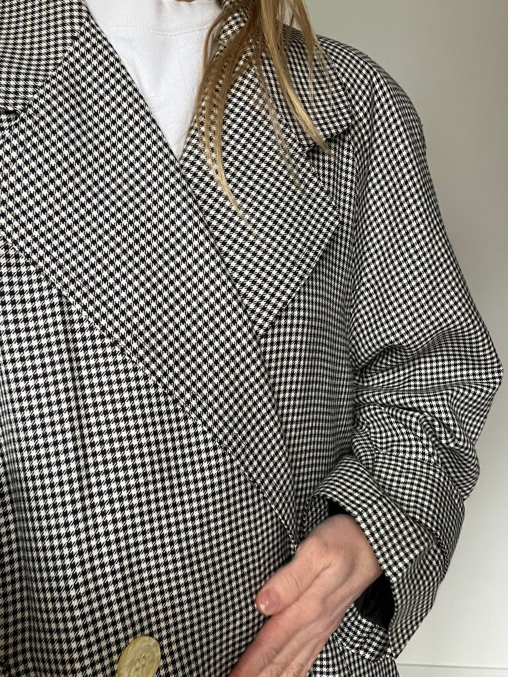 London Fog Trench Coat - pied de poule