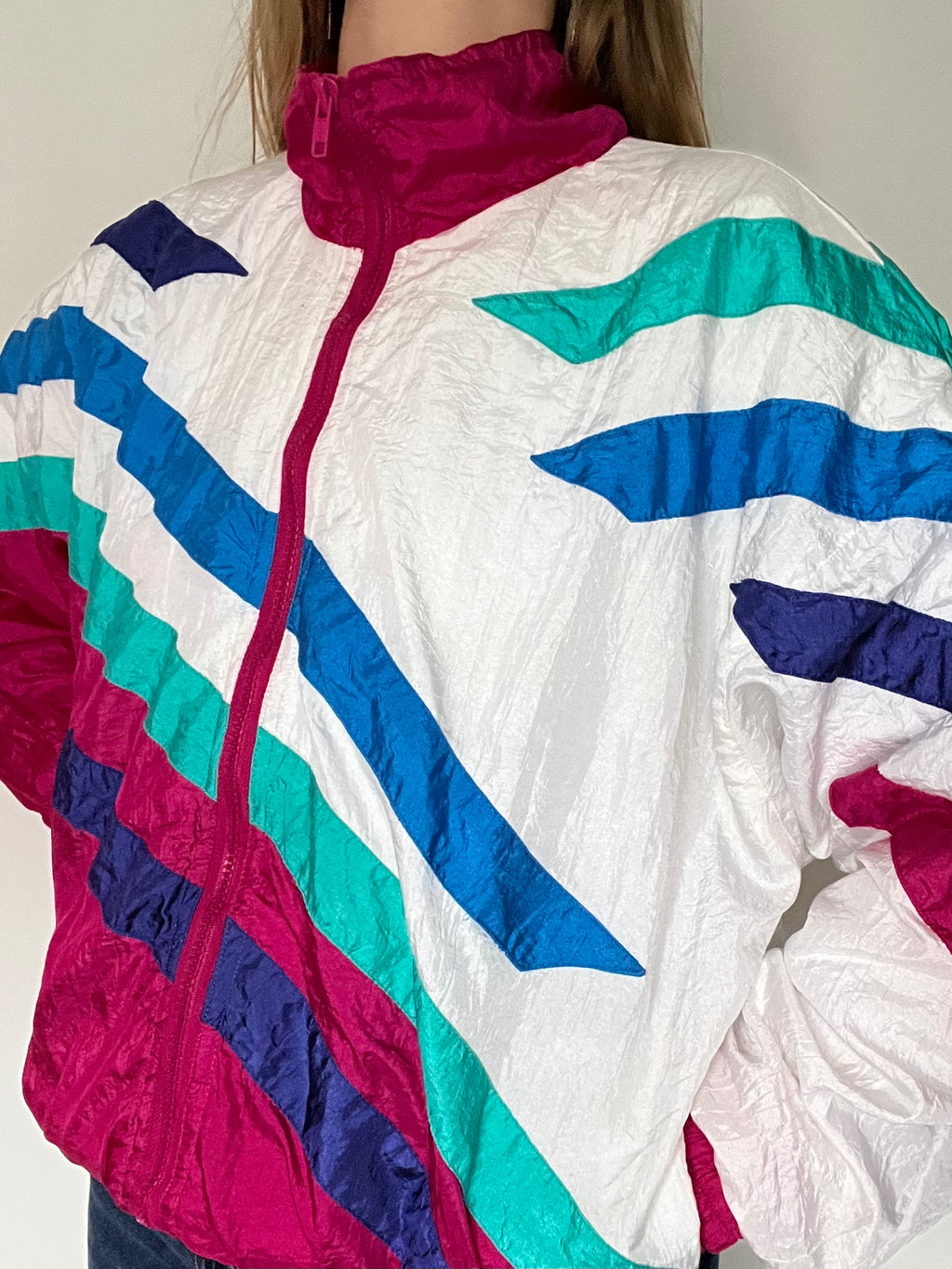 Multicolor windbreaker