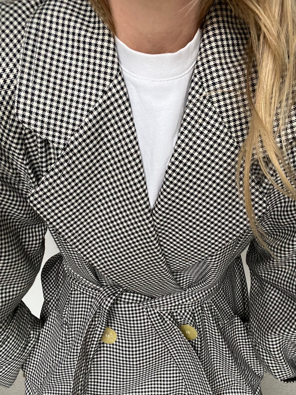 London Fog Trench Coat - pied de poule