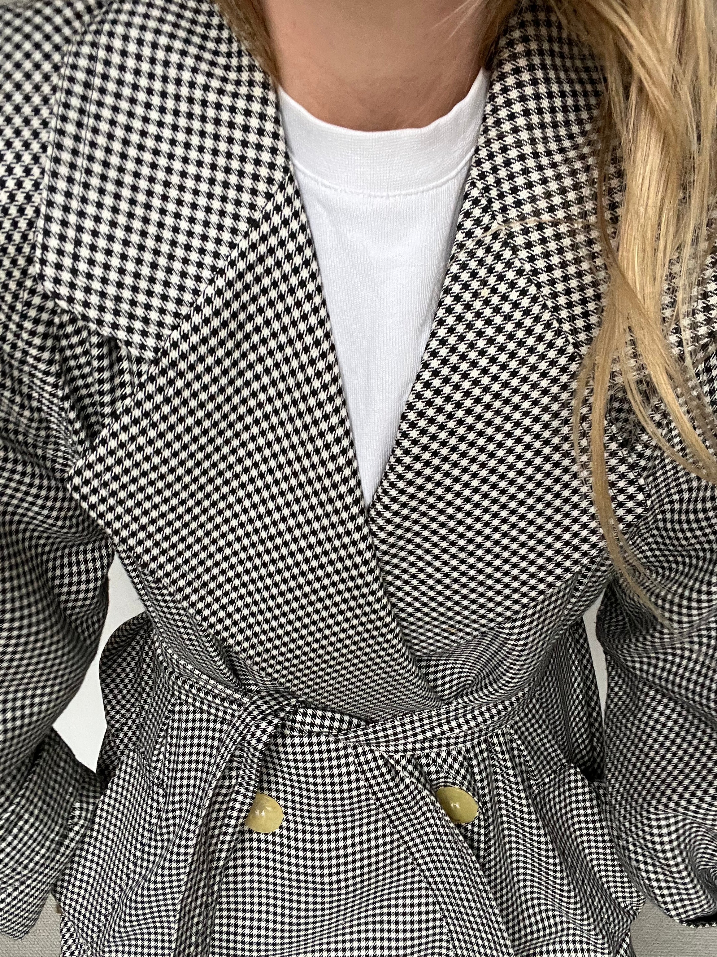 London Fog Trench Coat - pied de poule