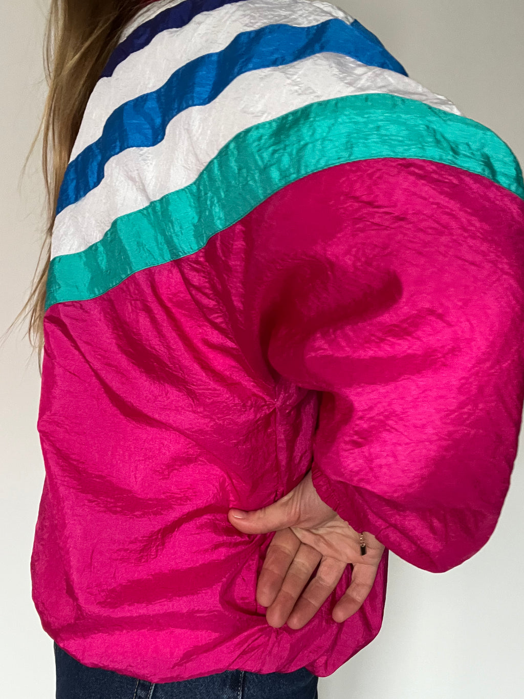 Multicolor windbreaker